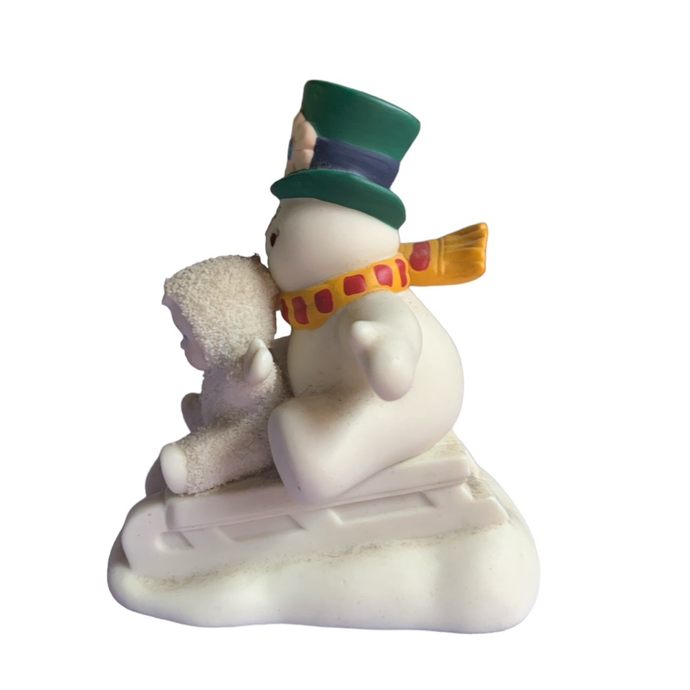 Sept 56 Snow Babies with Frosty the snowman - Picture 2 of 3